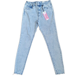 Women's Refuge Denim Miami Cotton Blend High Rise Skinny Jeans Size 11